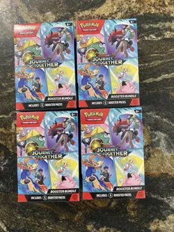 Pokemon TCG Scarlet & Violet Journey Together Booster Bundle Factory Sealed X4 - Image 1