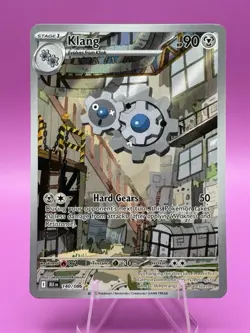 Klang 140/086 Pokemon SV Black Bolt Illustration Holo Card Near Mint Condition - Image 1
