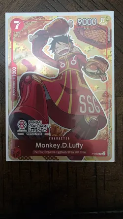 Monkey D Luffy Bandai Card Games Fest 24-25 P-080 One Piece Promo Cards - Image 1