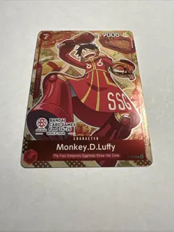 Monkey D Luffy Bandai Card Games Fest 24-25 P-080 One Piece Promo Cards - Image 1