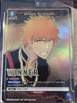 Union Arena Card Ichigo Kurosaki C UEPR/BLC-2-016 Bleach English Winner New Seal - Image 1