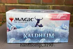 Magic The Gathering Kaldheim Set Booster Box Sealed Card Set MTG New - Image 1