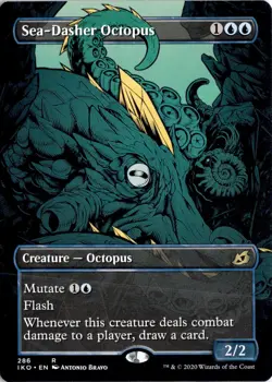 MTG Sea-Dasher Octopus (Showcase) (286) | NM | Ikoria: Lair of Behemoths {IKO} - Image 1