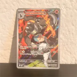 Pokemon Team Rocket's Houndoom 191/182 Destined Rivals Illustration Rare Holo - Image 1