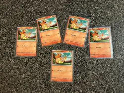 Lot Of 5 Charmander 020/217 Cosmos Holo Promo Ascended Heroes Pokemon - Image 1