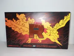 Coffret Pokemon Sulfura ex de la Team Rocket tapis, etui pour deck, piece, des - Image 1