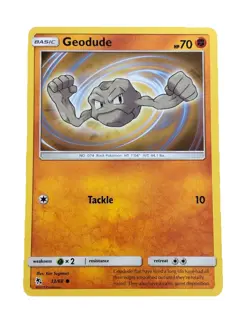 New: 2019 Pokemon TCG Geodude 33 Hidden Fates Regular Common - Image 1