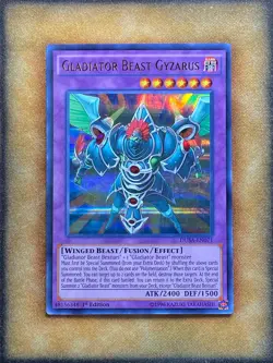 Yugioh Gladiator Beast Gyzarus DUSA-EN071 Ultra Rare 1st Ed LP - Image 1