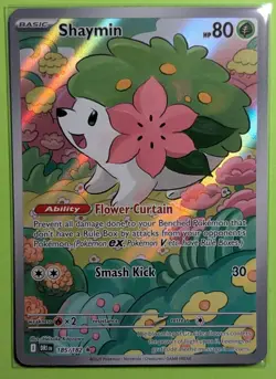 ⭐Shaymin 185/182 Sv10: Destined Rivals Holo Full Art NM/M Pokemon TCG English - Image 1