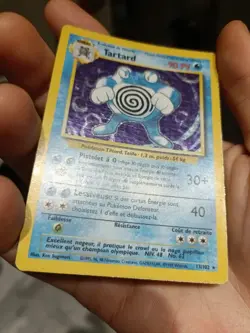 Tartard Set De Base Carte 13/102 Pokemon FR Holo Rare Trading Card 1998 - Image 3