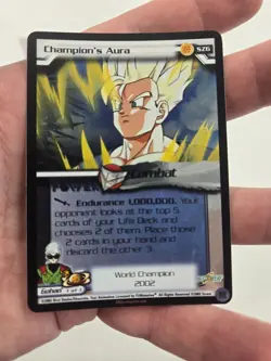 WORLD CHAMPION 2002 Champion's Aura Dragon Ball Z DBZ Uber Rare UR Card - Image 2