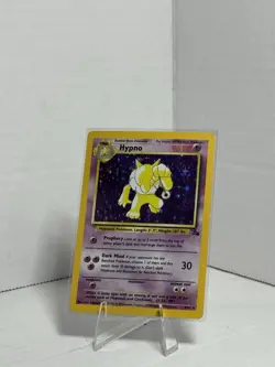 Hypno 8/62 Fossil Holo Rare LP Con Unlimited Pokemon Card - Image 1