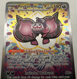 Pokemon Prismatic Evolutions Pecharunt ex 163/131 SIR Pack Fresh NM/M - Image 3