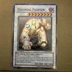 1x Colossal Fighter 5DS1-EN043 1st Edition Super Rare Near Mint Yu-Gi-Oh! - Image 1