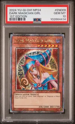 Yugioh Dark Magician Girl MP24-EN009 PSA 10 Quarter Century Rare American Print - Image 4