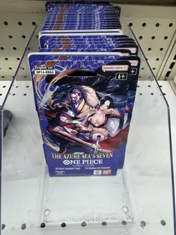 One Piece TCG The Azure Sea’s Seven OP-14 Sleeved Booster Pack Lot Of 25 Sealed - Image 1