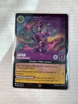 Disney Lorcana TCG Jafar - Striking Illusionist 42/204 FOIL Into the Inklands - Image 1