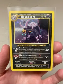 Houndoom 4/75 Holo Rare Neo Discovery Pokemon TCG - Image 1