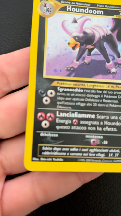 Houndoom 4/75 Neo Discovery Italian Holo Rare WOTC Pokemon TCG - MP - Image 2