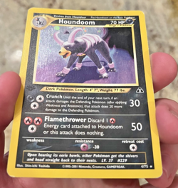 Houndoom 4/75 1st EDITION NEO DISCOVERY HOLO RARE POKEMON TCG - Image 2