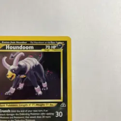 Pokemon Houndoom 4/75 Neo Discovery Holo Rare TCG LP Lightly Played - Image 5