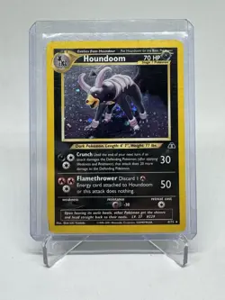 Pokemon Houndoom 4/75 Neo Discovery Holo Rare TCG HP - Image 1