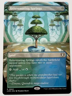 MTG Rejuvenating Springs Borderless - Commander Masters NM - Image 1