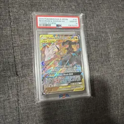 PSA 10 Gem Mint - Reshiram & Zekrom GX 157/236 - Pokemon TCG: Cosmic Eclipse - Image 1