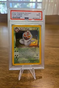 Pokemon Dark Arbok Team Rocket 1st Edition Holo Rare #2 PSA 9 Mint English - Image 1