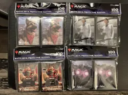 Ultra Pro Sleeves - Fallout Commander Decks - 4 x 100ct New Unopened! - Image 1