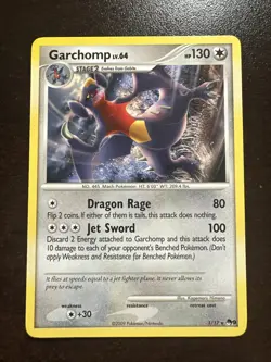 Garchomp 1/17 LP (back Dent) Pokemon TCG Pop Series 9 Non-holo Rare - Image 1