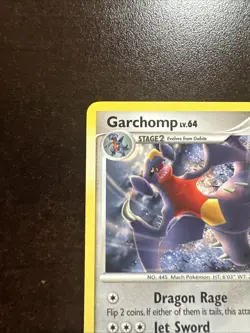 Garchomp 1/17 LP (back Dent) Pokemon TCG Pop Series 9 Non-holo Rare - Image 2