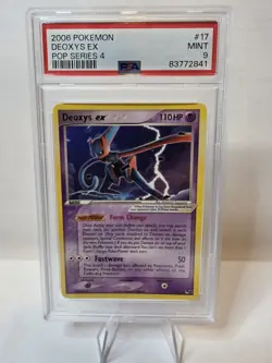 2006 Pokemon Pop Series 4 Deoxys EX 17/17 PSA 9 MINT - Image 1