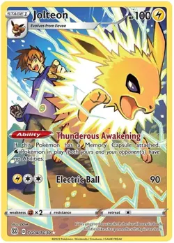 1x Jolteon - TG04/TG30 - Character Rare NM-Mint Pokemon SWSH09 - Brilliant Stars - Image 1