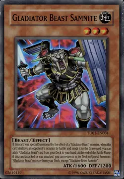 Gladiator Beast Samnite Turbo Pack EU Super TU01-EN004 Yu-Gi-Oh! - Image 1