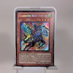 Yugioh Gladiator Beast Equeste LCGX-EN251 Rare NM - Image 1