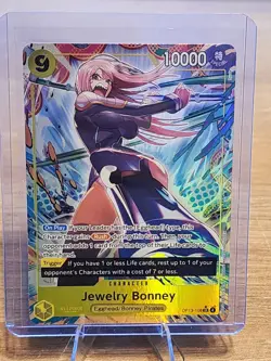 One Piece OP13-108 Carrying On His Will Jewelry Bonney ALT ART SR - Image 1