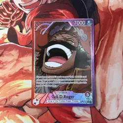 Gol D Roger OP13-003 L Alt Art Carrying On His Will ENGLISH One Piece CCG - Image 1