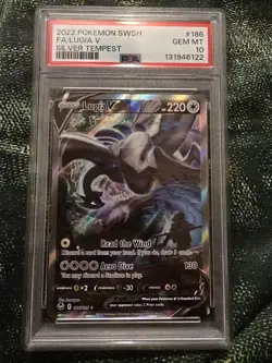 Pokemon 2022 Lugia V 186/195 Alt Art Silver Tempest GEM MINT PSA 10 - Image 1
