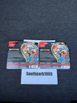 Pokemon TCG Mega Evolution 3-Pack Blister Set of 2 Psyduck and Golduck Sealed - Image 2