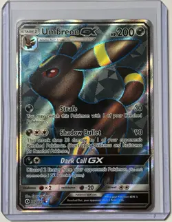 Umbreon GX (142/149) Full Art Ultra Rare Pokemon TCG Sun & Moon 2017 - Image 1