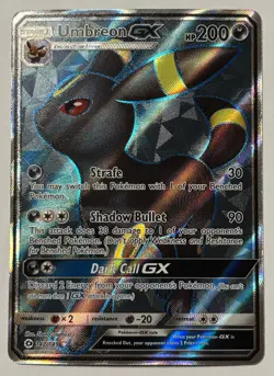 Umbreon GX (142/149) Full Art Ultra Rare Pokemon TCG Sun & Moon 2017 - Image 3