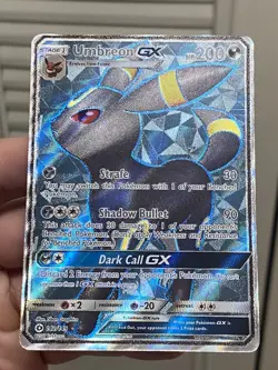 Umbreon GX (Full Art) 142/149 SM Base Set Holo Ultra Rare Pokemon TCG NM - Image 3