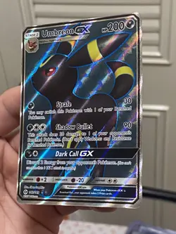 Umbreon GX (Full Art) 142/149 SM Base Set Holo Ultra Rare Pokemon TCG NM - Image 5
