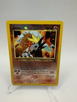Entei Pokemon Card Reverse Holo Black Star Promo #34 WOTC !! - Image 1