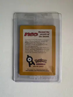 Pokemon TCG - Sealed Entei Black Star Promo 34 Reverse Holo Card WOTC - Image 1