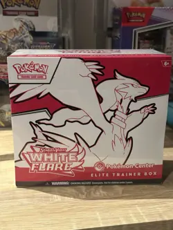 White Flare Pokemon Center Elite Trainer Box ETB New & Sealed #1 - Image 1