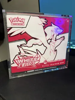 White Flare - Pokemon Center Elite Trainer Box ETB- New & Sealed in Acrylic case - Image 1