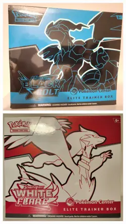 Pokemon Center Black Bolt White Flare Elite Trainer Box ETB - Brand New & Sealed - Image 1