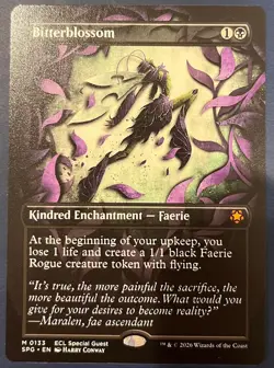 MTG Bitterblossom BORDERLESS Special Guests Regular NM UNPLAYED SHIPS ASAP - Image 1